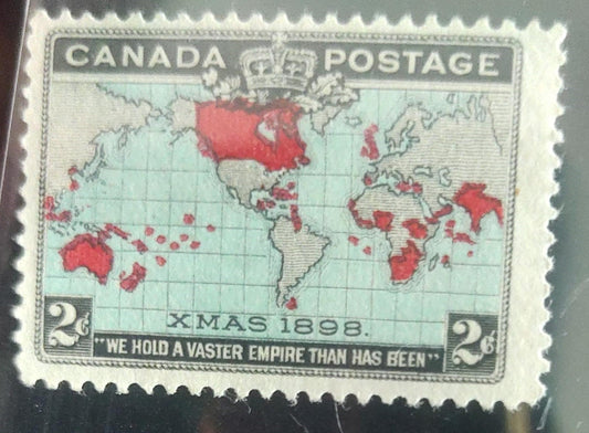 Canada 1898 Christmas stamp collectible for thematic philately collectors