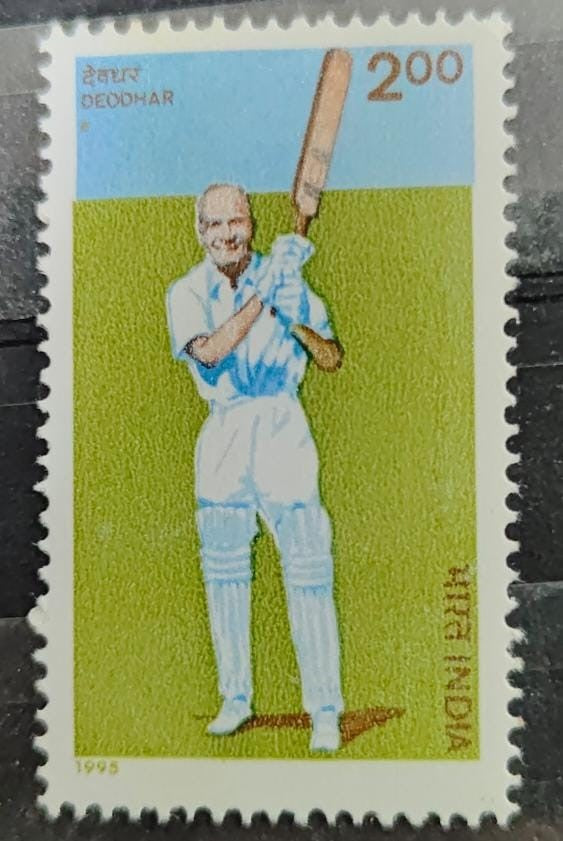 India Mint-1996 Cricketers of India - prof. D B Deodhar – Bharat Exotics