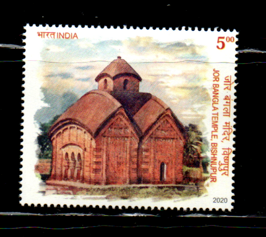 India 2020 Terracotta Temples of India set of 7