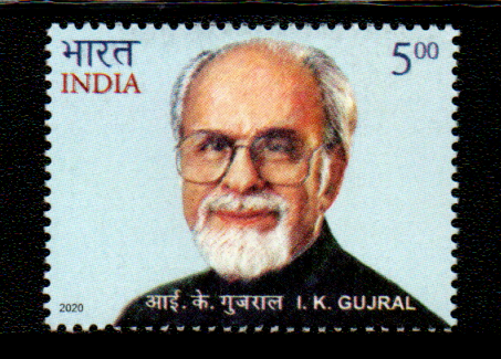 India 2020 Birth Centenary of I.Gujral Mint Stamp