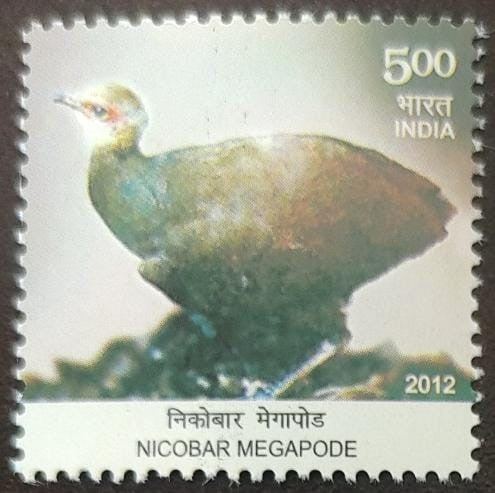 India Mint-2012 Endemic Species of Indian Biodiversity Hot Spots-Nicobar Megapode