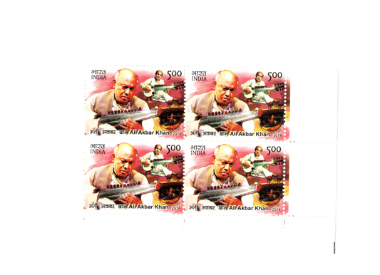 India 2014  Musicians Block of 4 mint