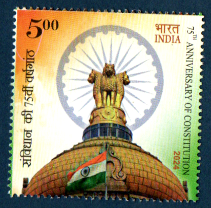 India 2024 75th years of Constitution Mint Stamp
