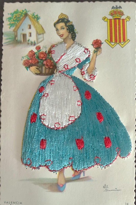 स्पेन का एक बहुत ही अनोखा विंटेज पोस्टकार्ड