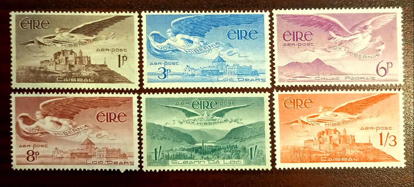 IRELAND 1948 AIRMAIL SET OF 6 RARE MINT SET