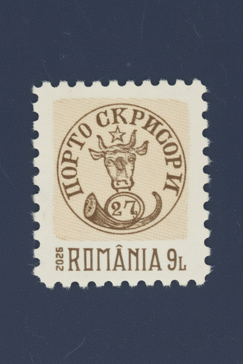 Romania - world's smallest stamp- smaller than your nails.