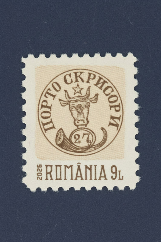 Romania - world's smallest stamp- smaller than your nails.