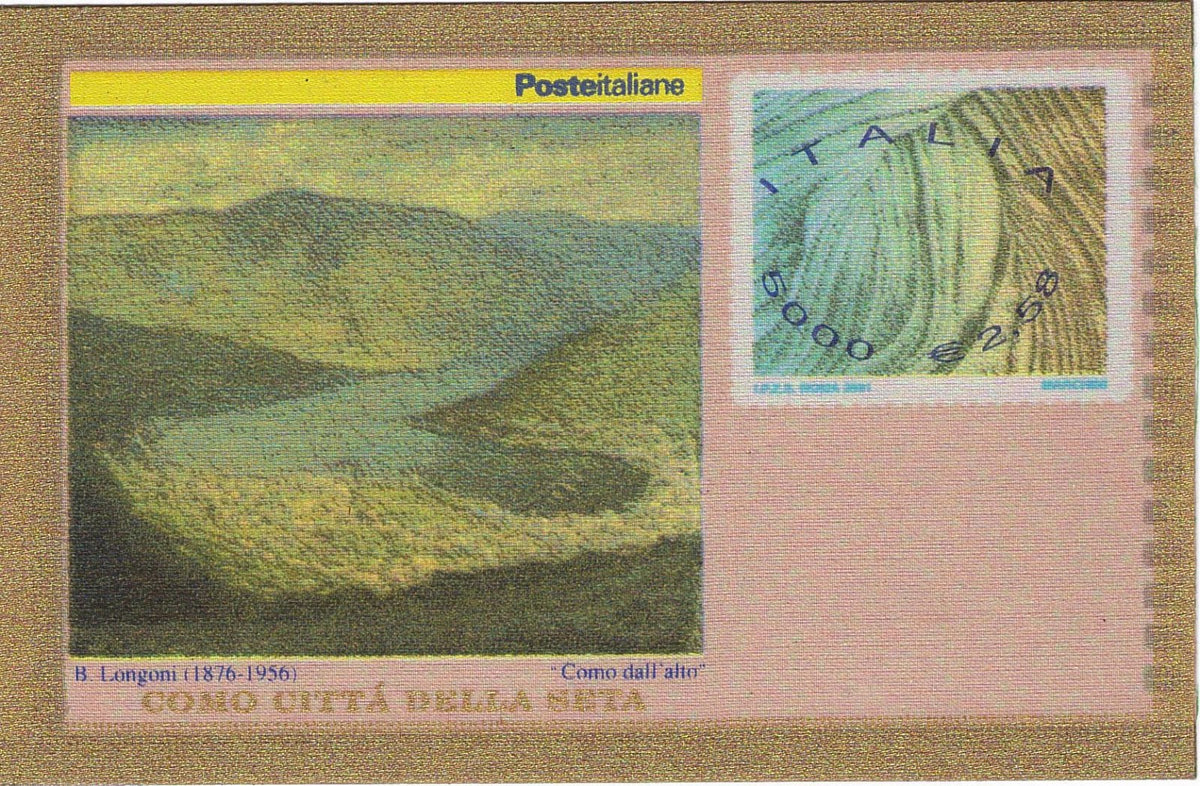 Italy unusual stationery made of real silk