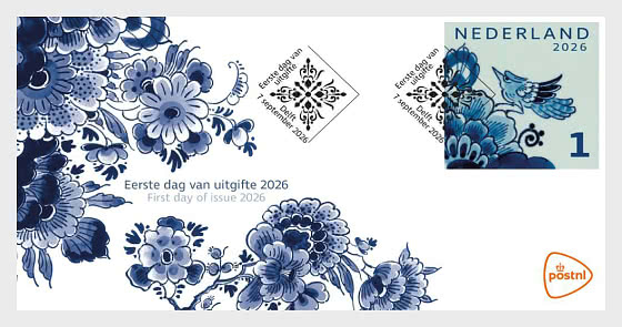 Pre Booking order-World's 2nd ceramic stamp- this time from Netherlands- released on 07-09-2026