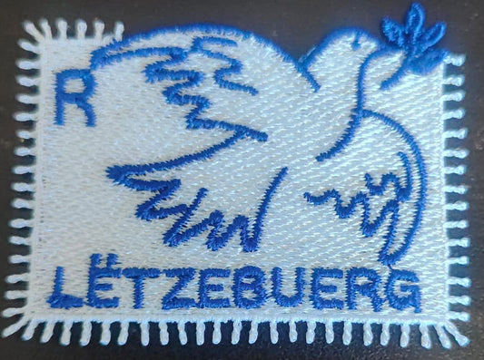 Luxembourg   Peace embroidery Dove beautiful  stamp.