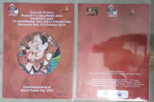 Indonesia Denpex 2023  Ganesha special limited Pack- only 500 issued.  Featuring Lord Ganesha