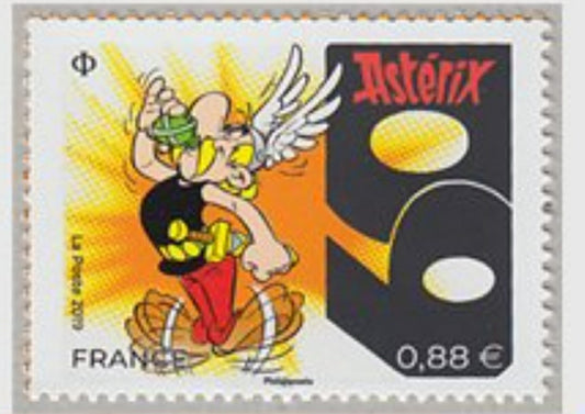 France unusual stamp on Asterix