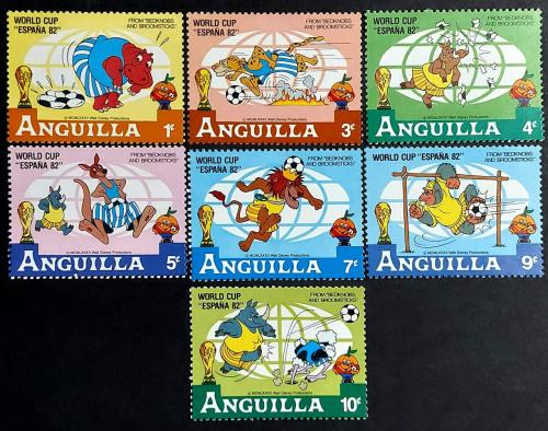 Anguilla set of 7 stamps.
