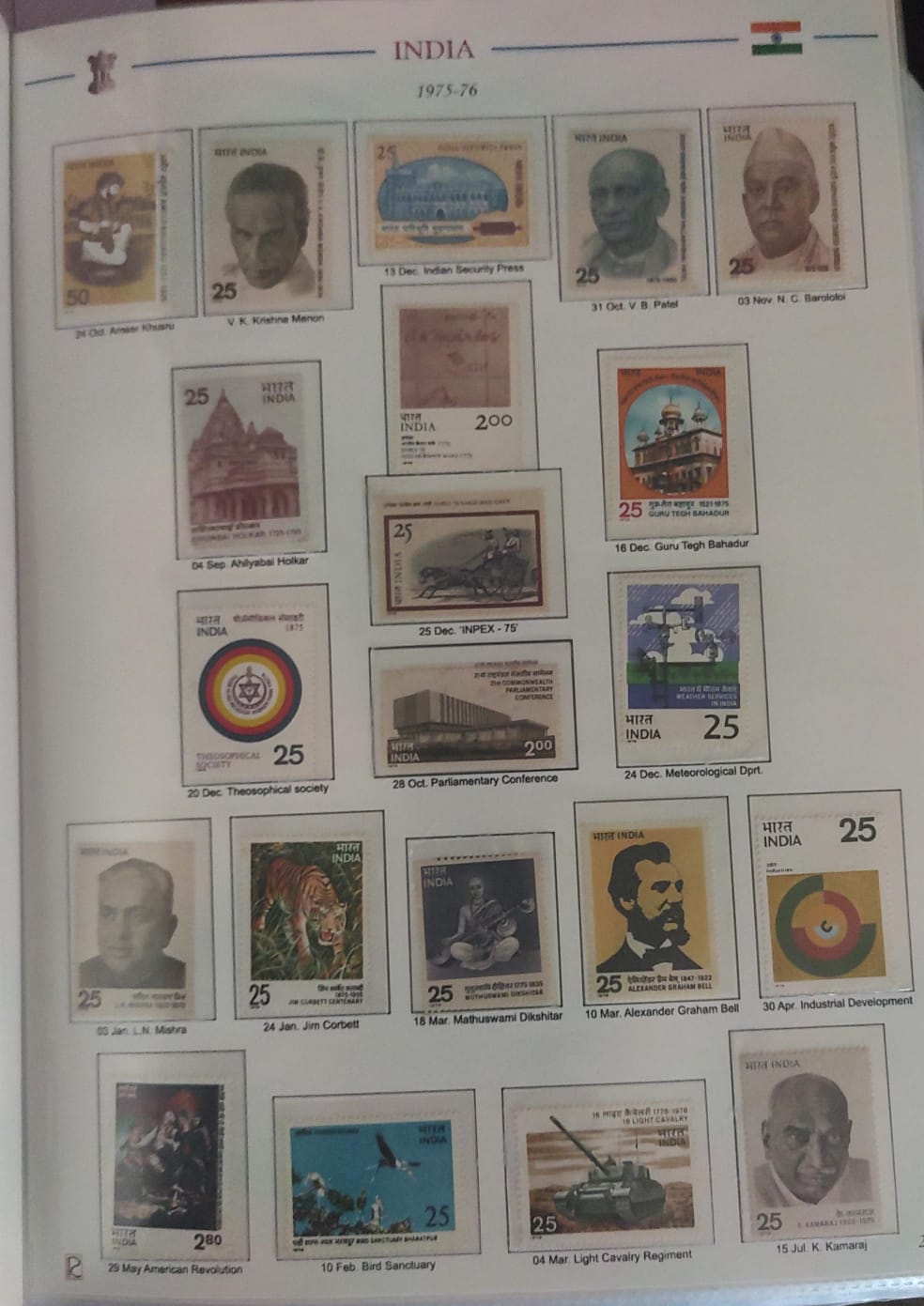 India post independence FULL COLLECTION Of COMMEMORATIVE STAMPS 1947-2024