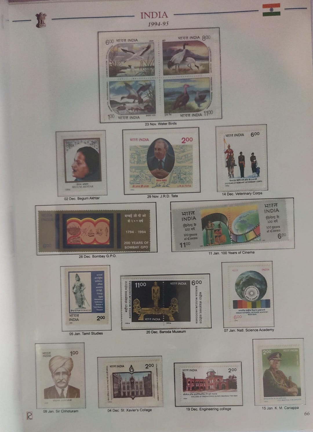 India post independence FULL COLLECTION Of COMMEMORATIVE STAMPS 1947-2024