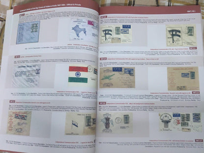 An excellent guide book for Indian First Day Covers (FDCs) and folders- 1947-1964 (official and private issues)