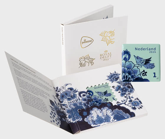 Pre Booking order-World's 2nd ceramic stamp- this time from Netherlands- released on 07-09-2026