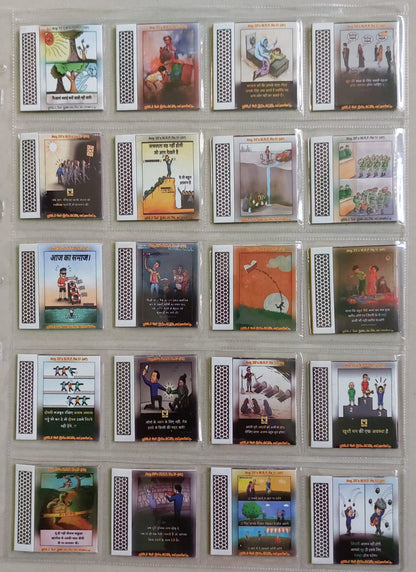100 different match boxes, various themes.