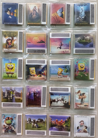 94 different match boxes, various themes.