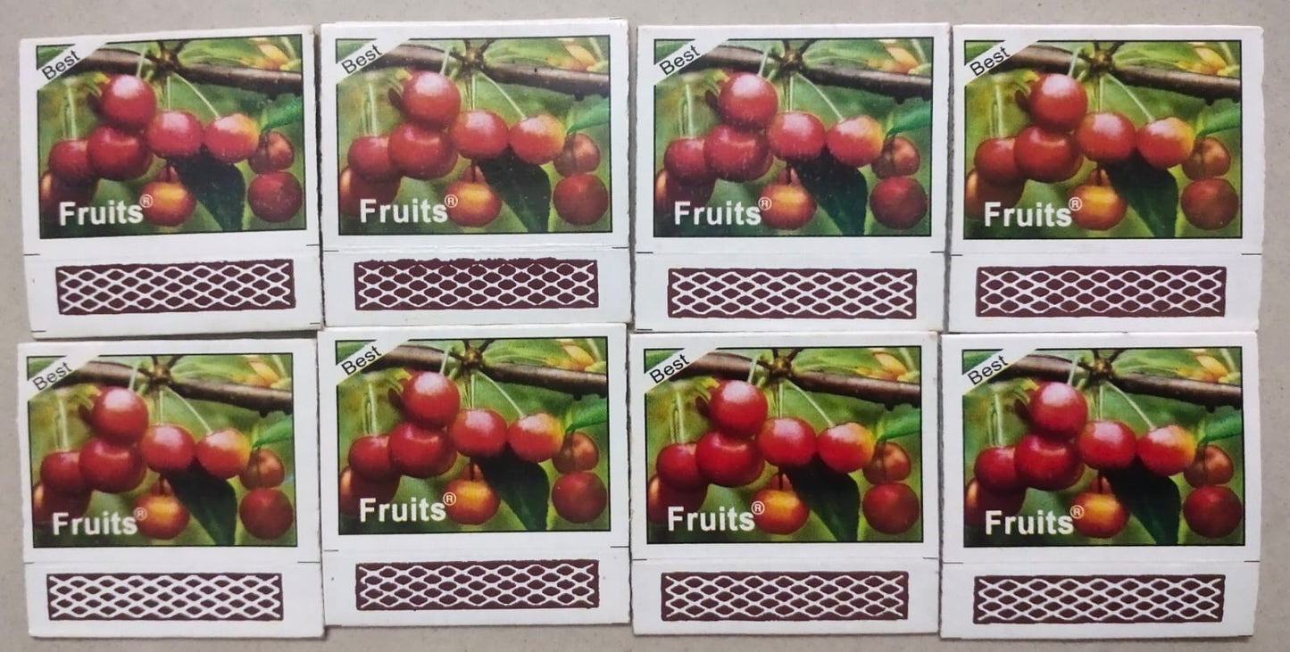 Set of 8 match boxes