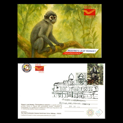 A beautiful set of picture postcards on Biodiversity of India's North East, with inauguration day permanent pictorial cancellations of Neermahal