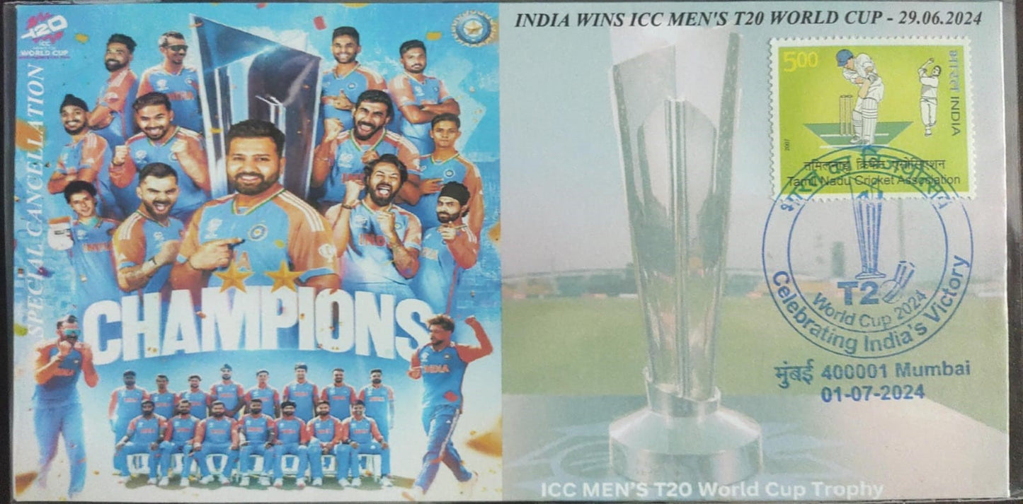 India wins ICC men's T20 world cup 2024