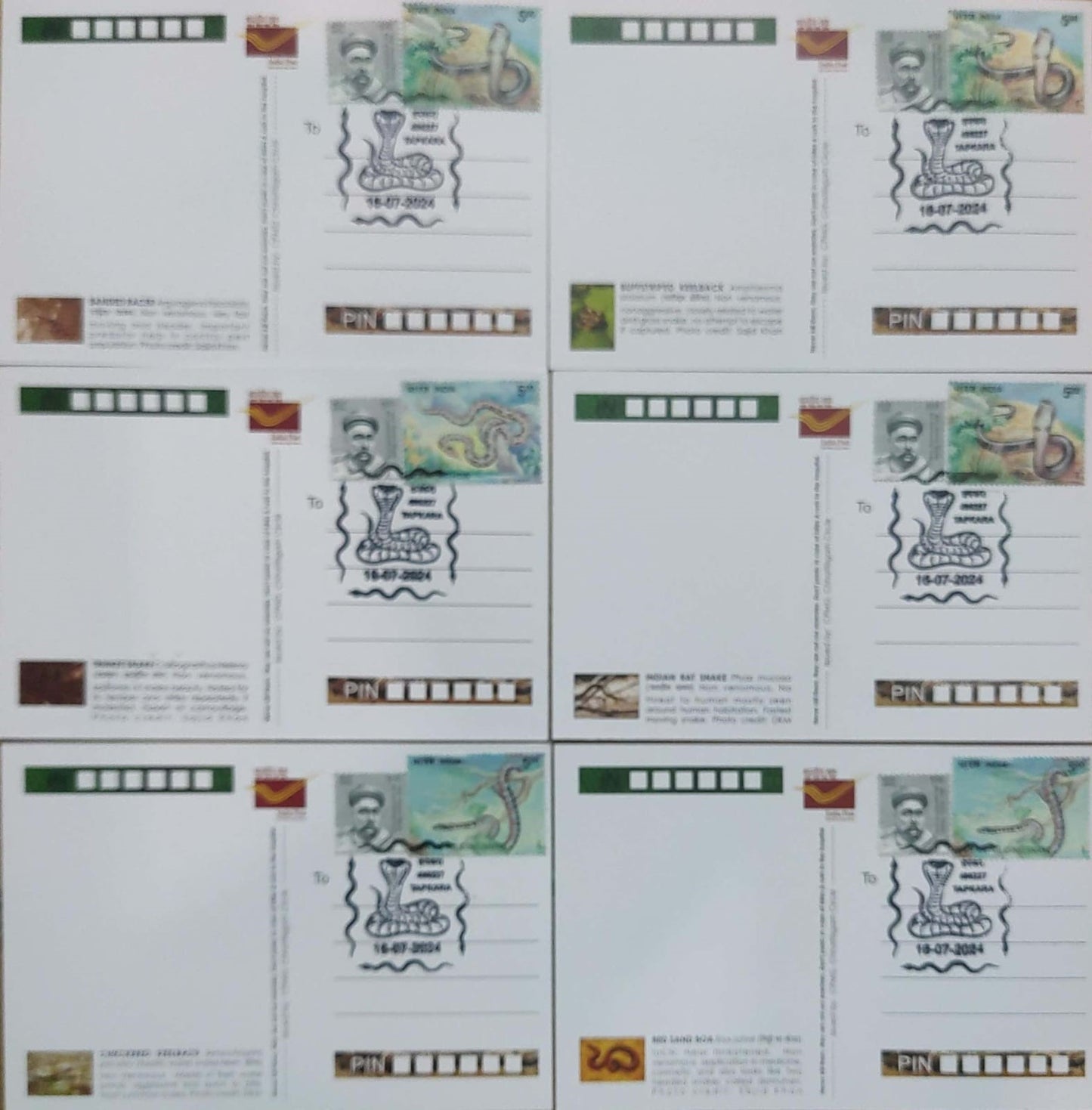 Augmented reality Picture Postcards from DOP - CG circle with Introduction day PPC on Snakes