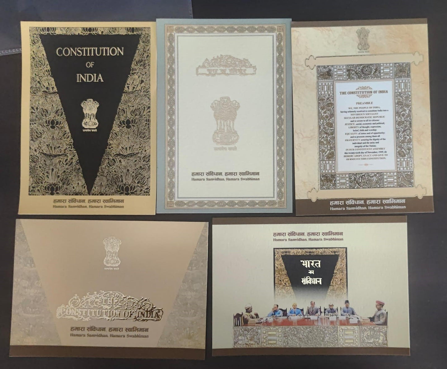 A beautiful set of 5 pic postcards issued by Dept of Posts with New Delhi cancellation. dated 22-01-2025