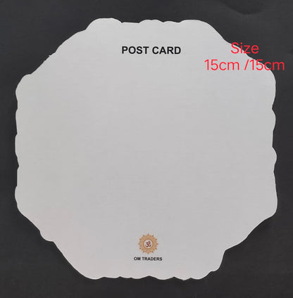 Die Cut private  Picture post Cards on  Shivaji Maharaj 5 diff beautiful postcards -blank
