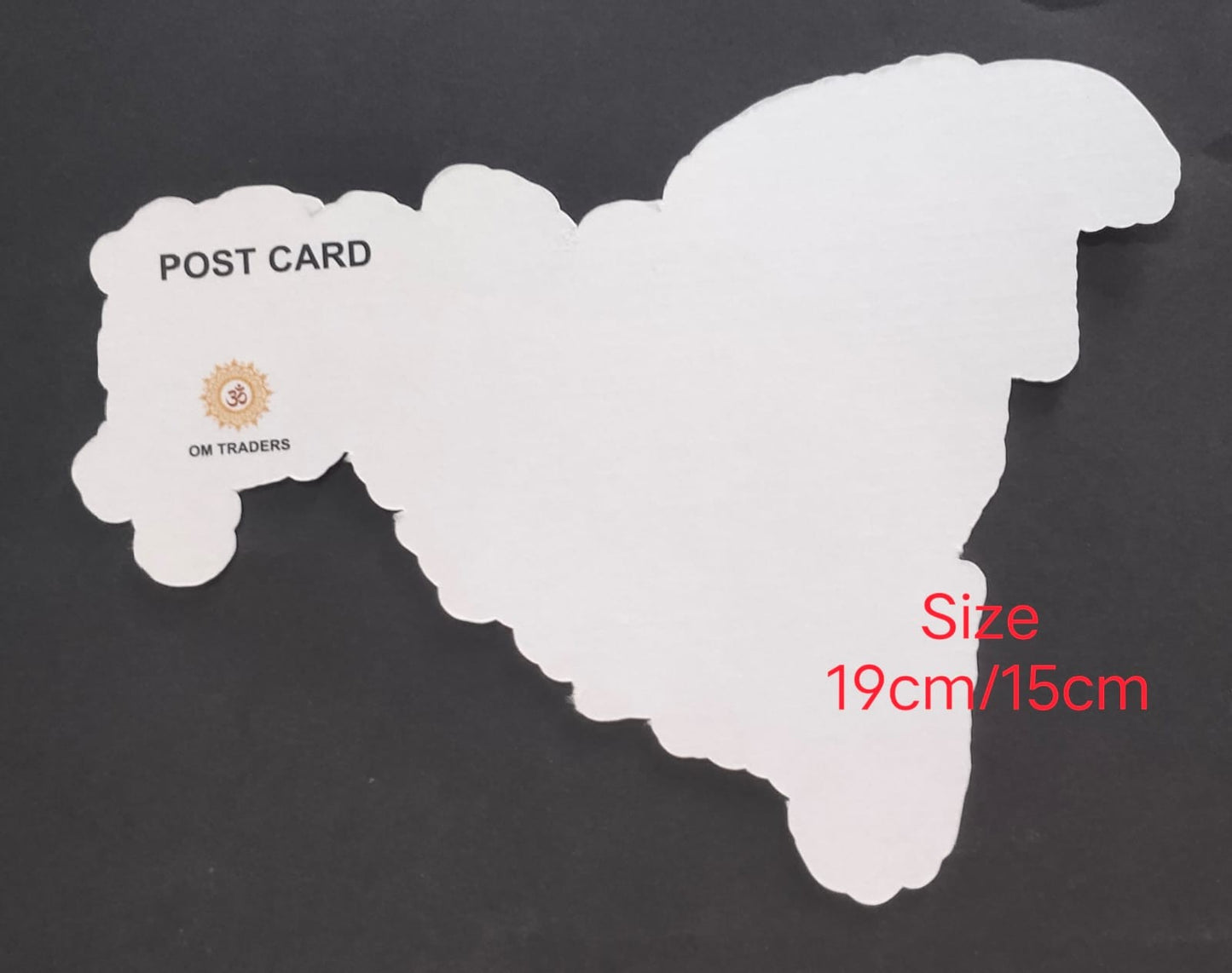 Die Cut private  Picture post Cards on  Shivaji Maharaj 5 diff beautiful postcards -blank