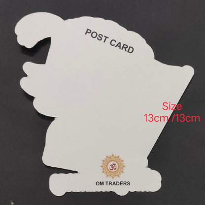 Die Cut private  Picture post Cards on  Shivaji Maharaj 5 diff beautiful postcards -blank