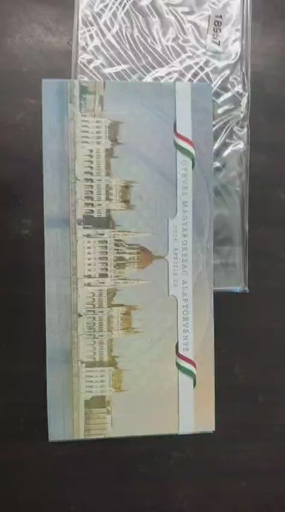 Hungary beautiful MS with real 9 precious stones affixed on the MS.