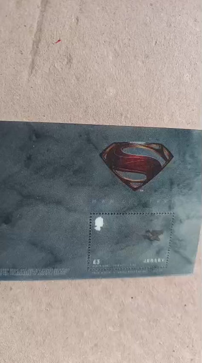 Jersey-2013 lenticular ms (moving images). Superman- man of steel.
