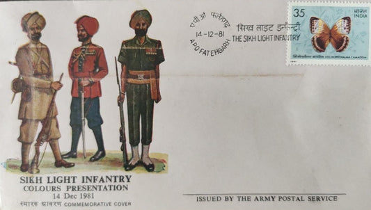 Sikh light infantry Colours presentation 1981