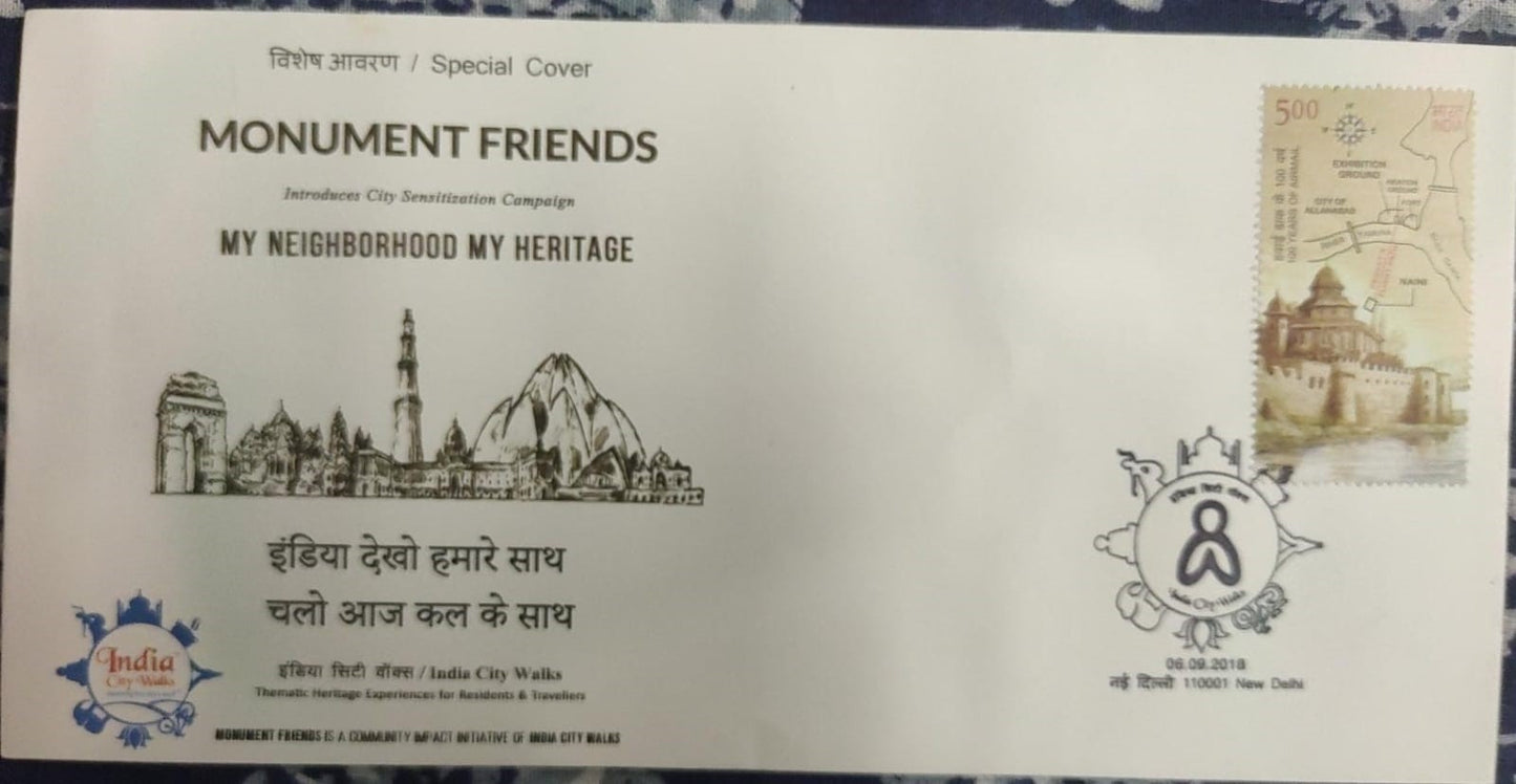 2018- special cover on Monuments friends.