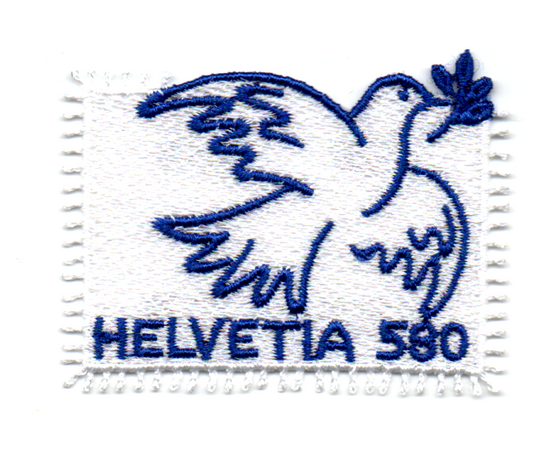 Switzerland 🕊️ Dove embroidery stamp 2025
