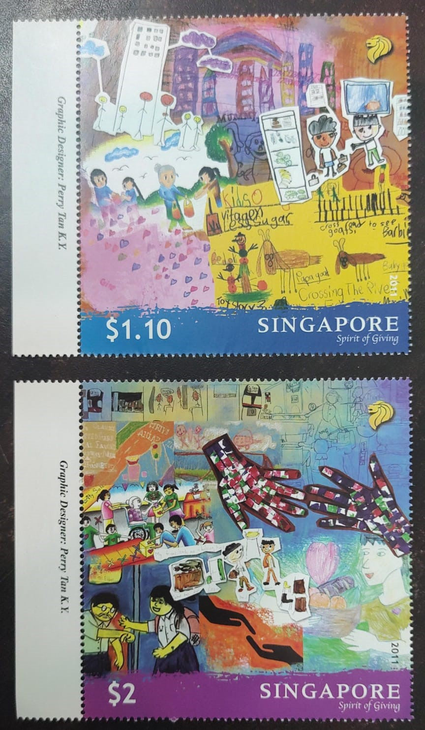 Singapore beautiful stamps Issued in 2011