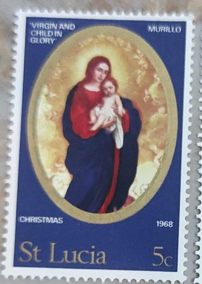 St.Lucia  Virgin and child in Glory