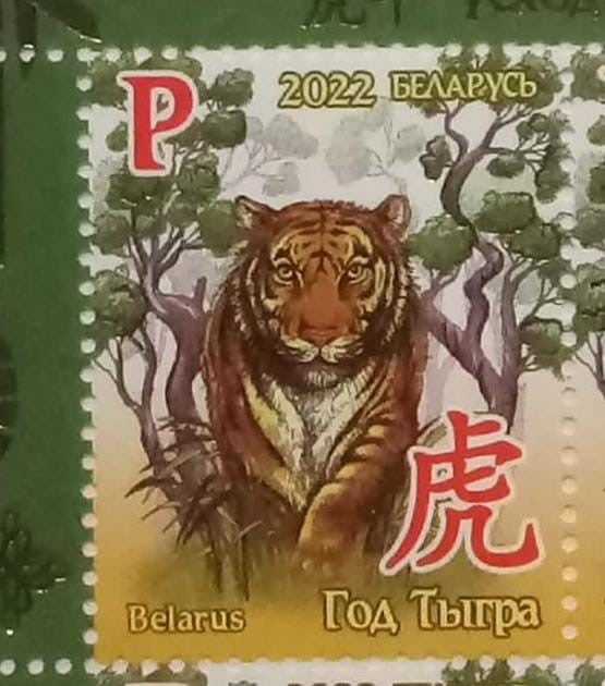 2022 Belarus- Chinese New year- year of tiger