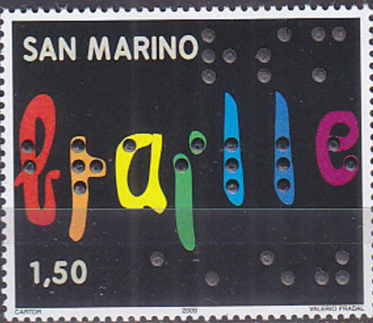 San Marino Braille effect