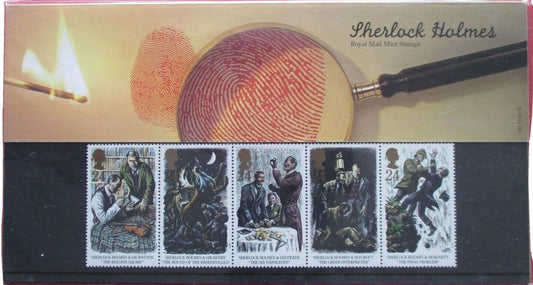 UK Sherlock Holmes stamp presentation pack