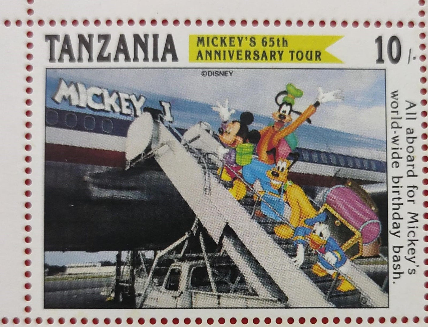 Tanzania -mickeys anniversary tour.