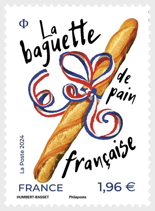 France Stamp with scratch and sniff the scent of bread