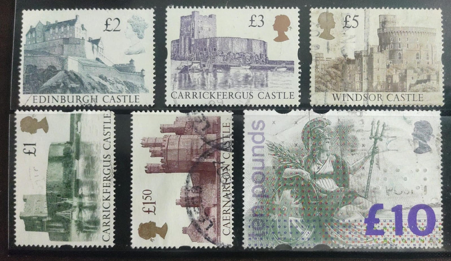 A very very MULTI UNUSUAL stamp from UK