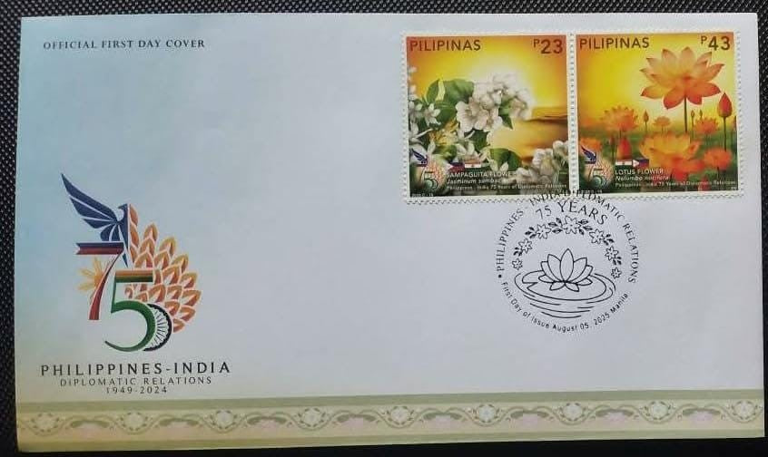 Philippines India joint issue setenent pair-- FDC  FDC From Philippines