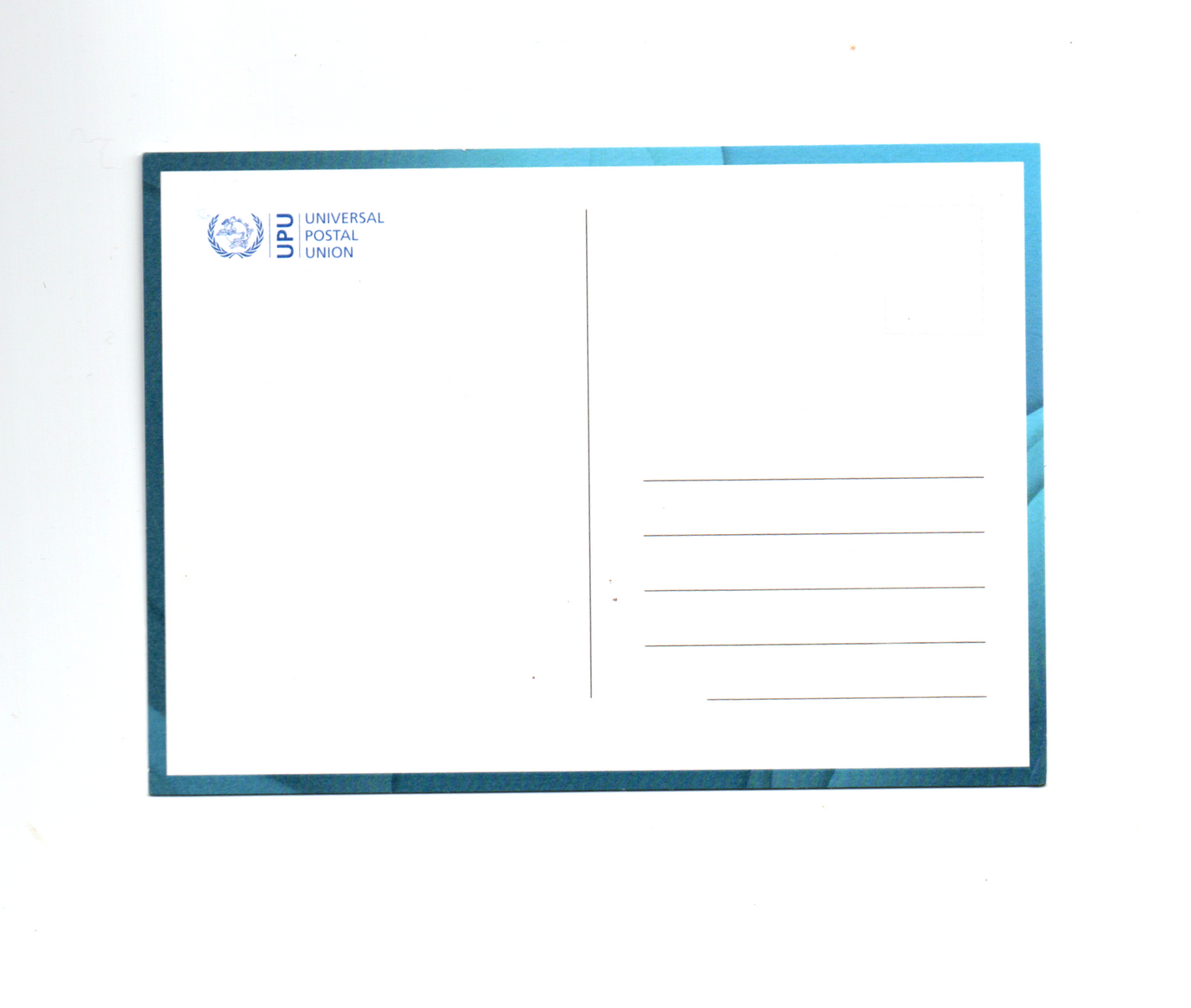 UPU Dove of peace embriodery stamp