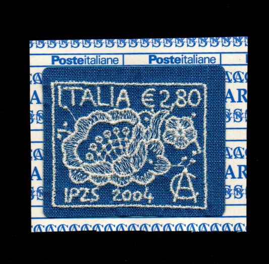 Italy embroidery stamp-The Art of Lace making- issued in 2004.