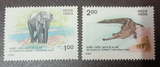 India Mint-1986 50th Anniversary of Corbett National Park.