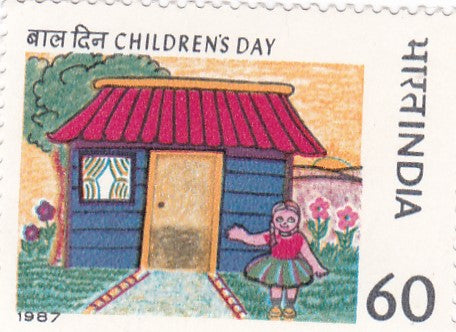 India Mint-1987 National Children's Day.