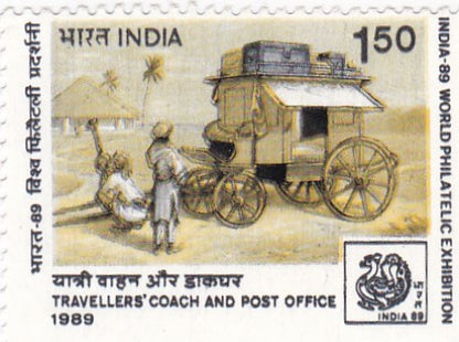 India mint-20 Jan'89 'India-89', set of 4- World Philatelic Exhibition, New Delhi(5th Issue)